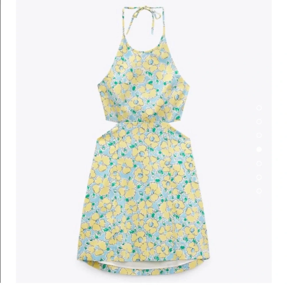 Zara Floral Print Cut Out Dress - Picture 14 of 15